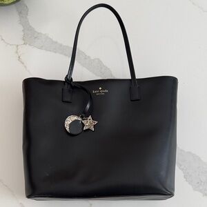 Kate Spade Black Tote with Star Charm